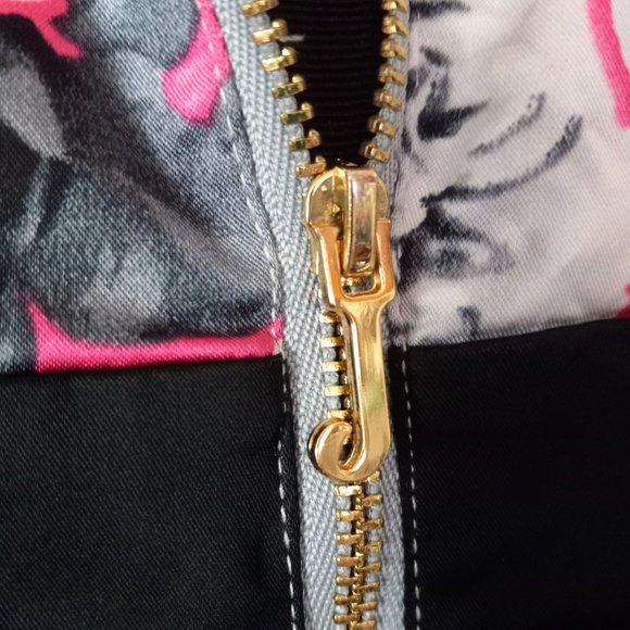 Juicy Couture GUC Girls Midi Dress Size 12 Black & Dark Pink - Picture 5 of 10